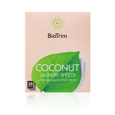 OBRÚSKY NA PRANIE JEMNÝCH TKANÍN  - BioTrim COCONUT, 38 kusov